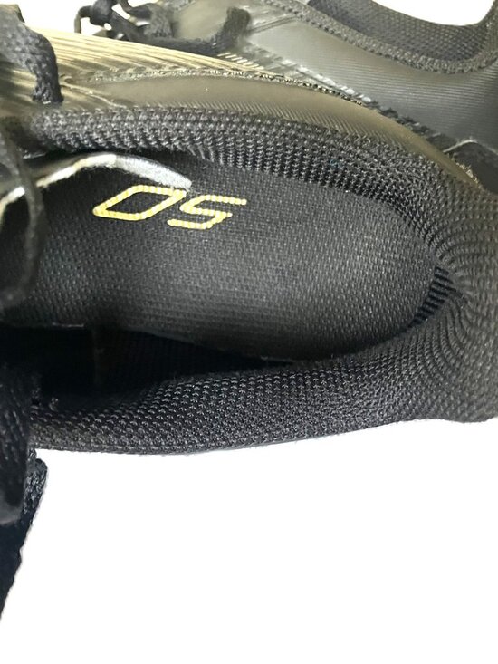 Adidas F50 FibERSKIN Soccer Cleats | Black/Gold | US 8.5 | FG